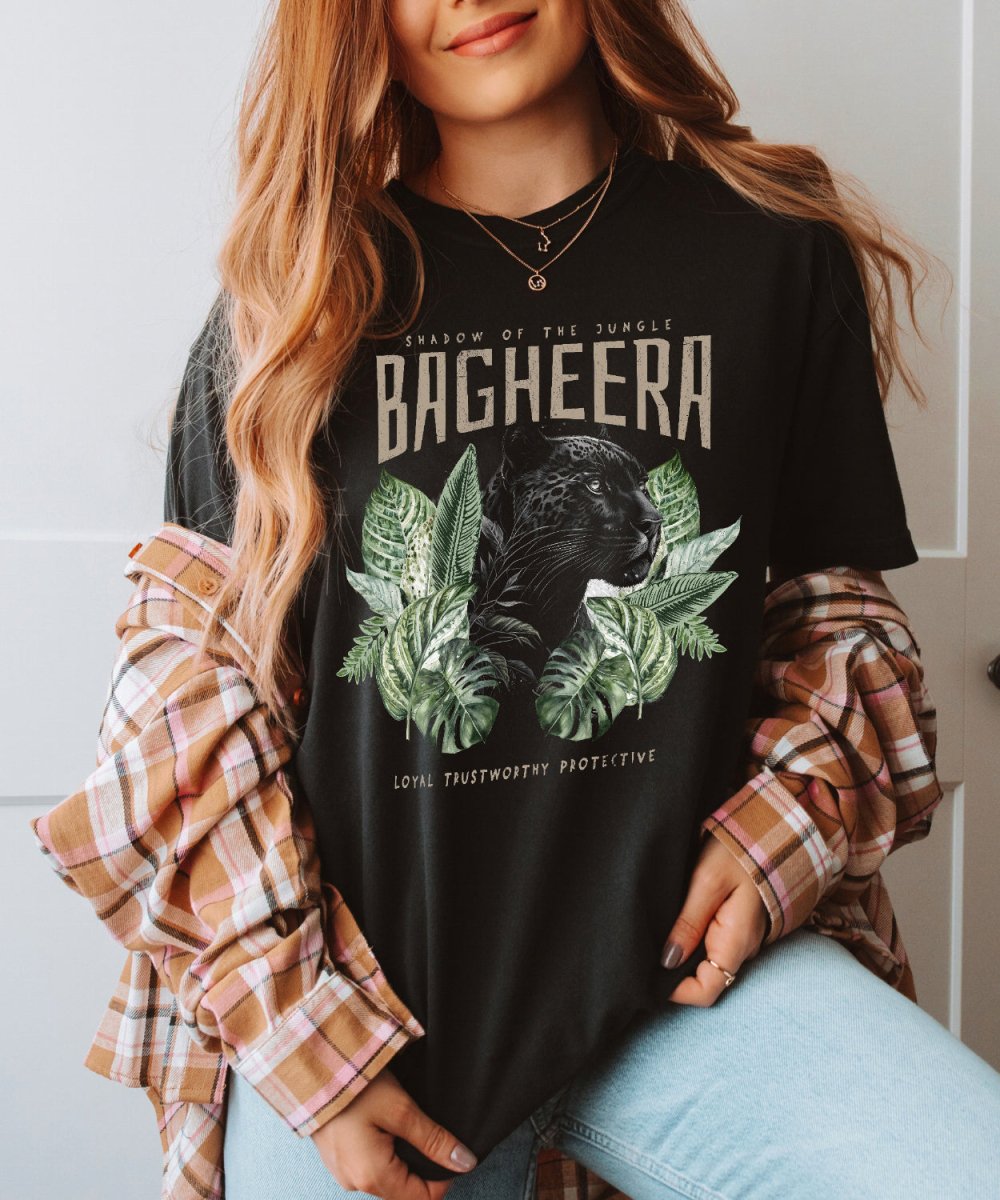 Park Chic Apparel, LLC | Bagheera Panther Relaxed Tee - Adult Crew Tee