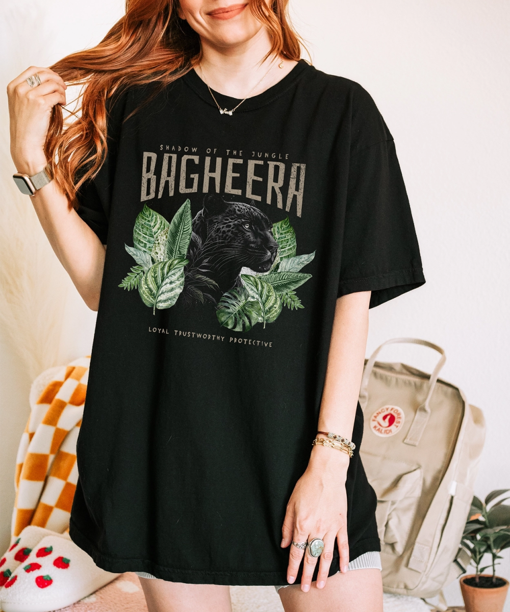 Park Chic Apparel, LLC | Bagheera Panther Relaxed Tee - Adult Crew Tee