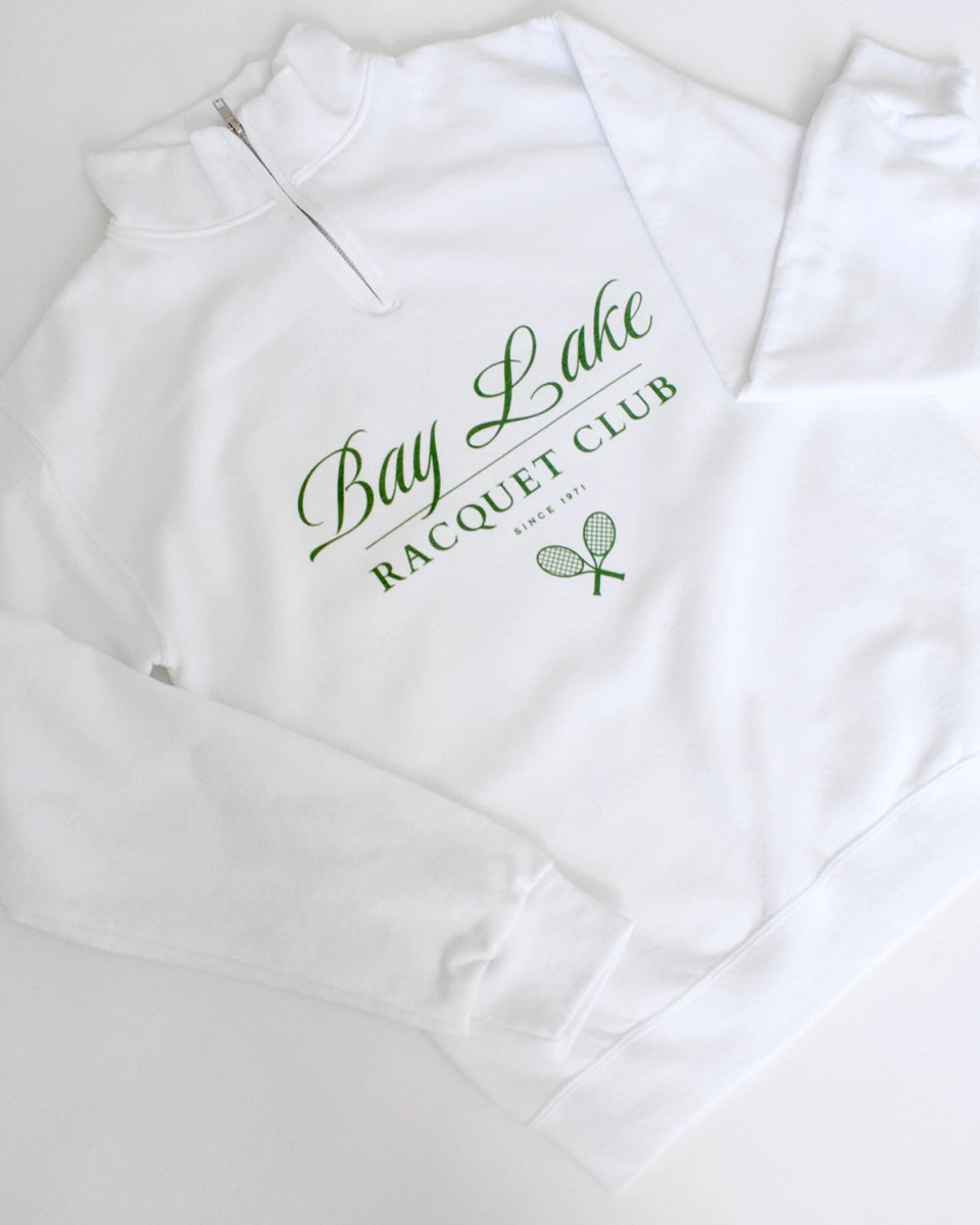 Park Chic Apparel, LLC | Bay Lake Racquet Club Quarter Zip Sweatshirt -