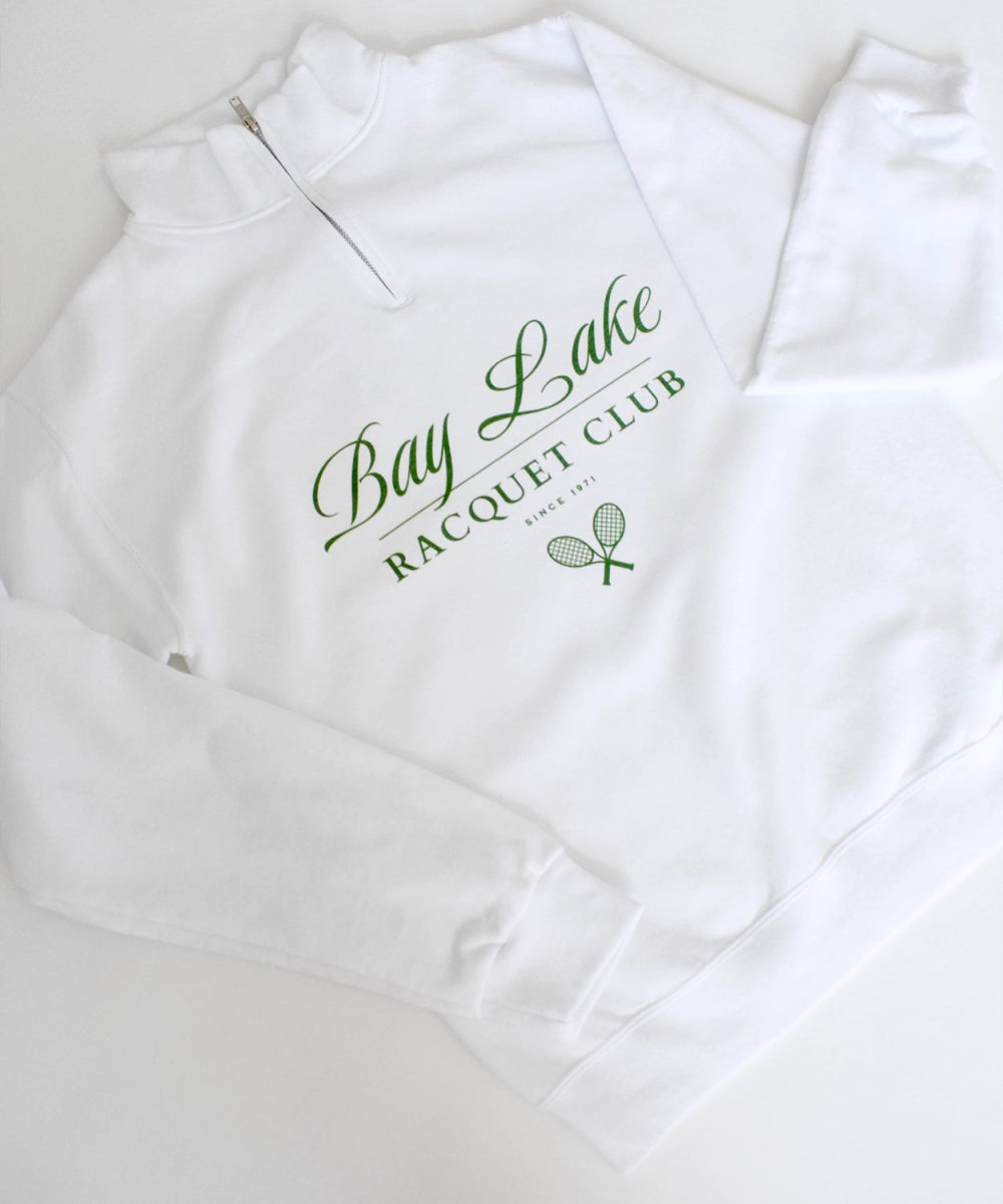 Park Chic Apparel, LLC | Bay Lake Racquet Club Quarter Zip Sweatshirt -