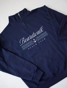 Park Chic Apparel, LLC | Boardwalk Beach Club Quarter-Zip Sweatshirt - Adult Sweatshirt