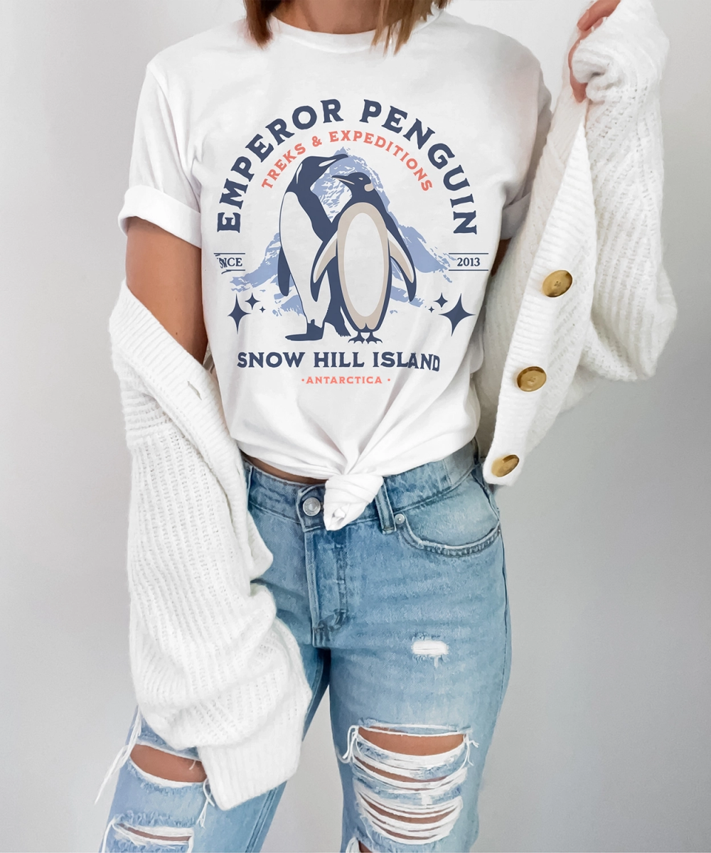 Park Chic Apparel, LLC | Emperor Penguin Trek & Expeditions Tee - Adult Crew Tee