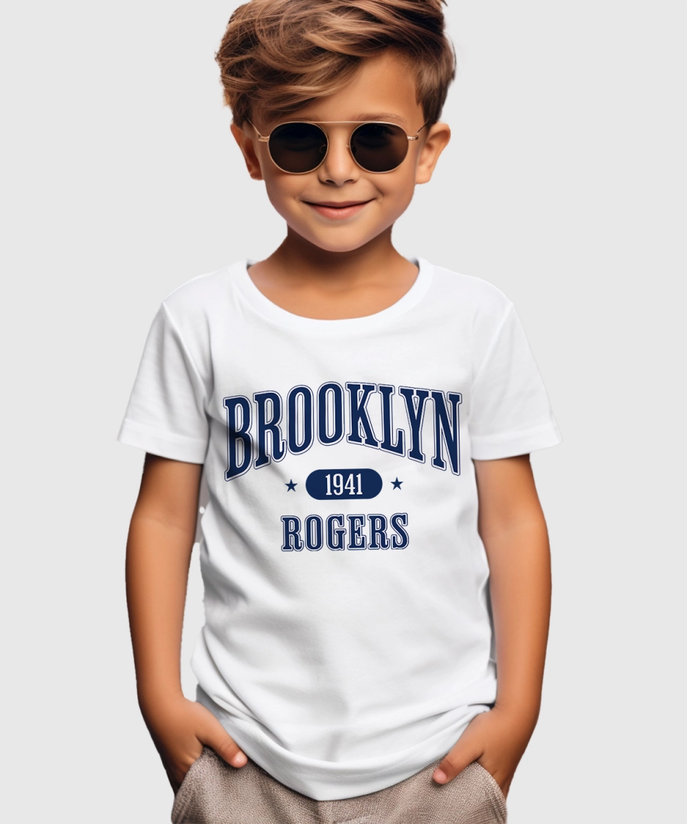 Park Chic Apparel, LLC | Kid's Brooklyn Rogers Tee - Kids Crew Tee