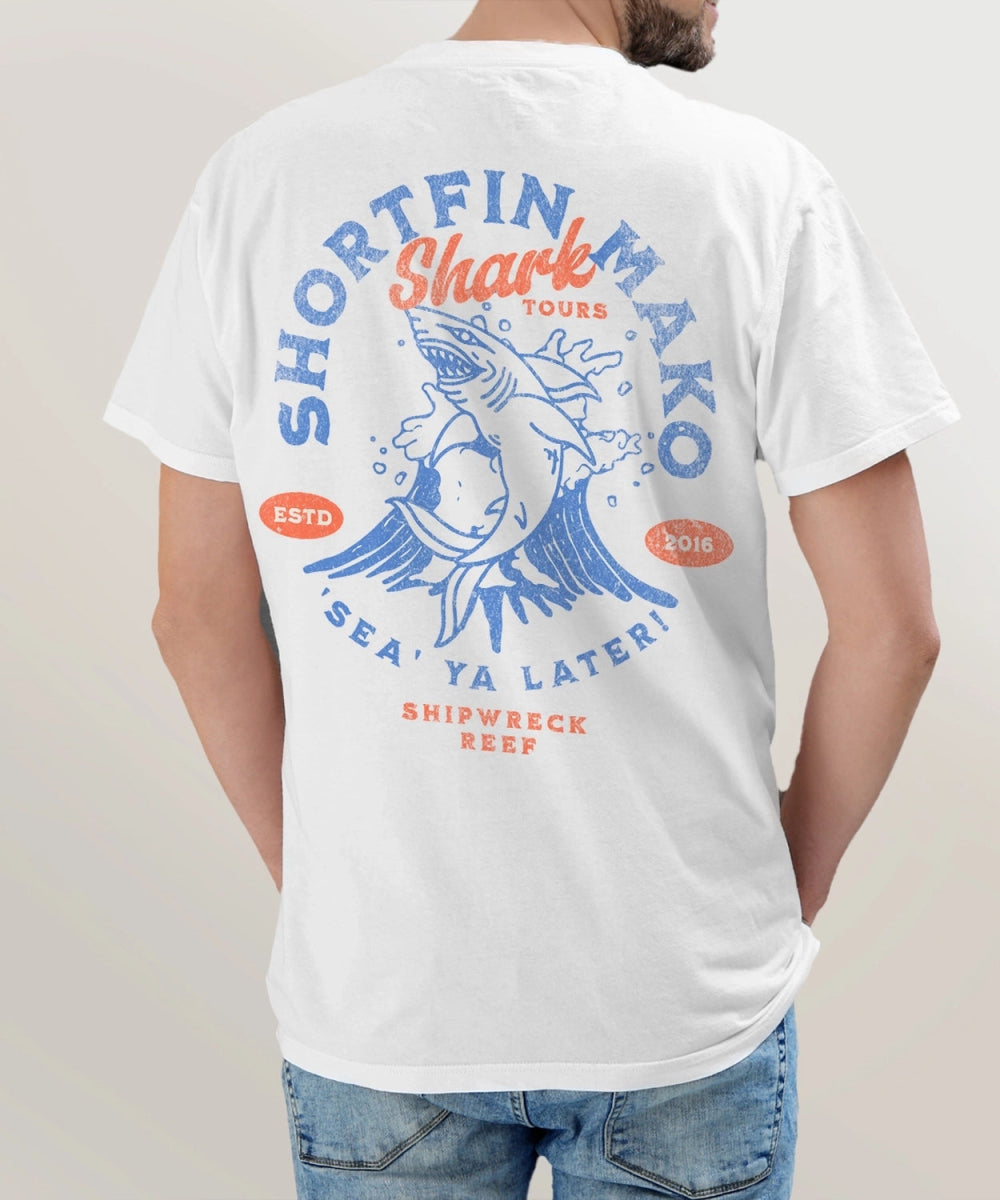 Park Chic Apparel, LLC | Mako Shark Tee - Adult Crew Tee