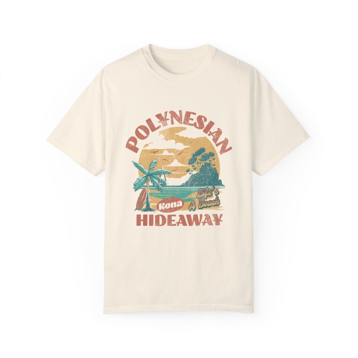 Park Chic Apparel, LLC | Polynesian Hideaway Relaxed Tee - Adult Crew Tee