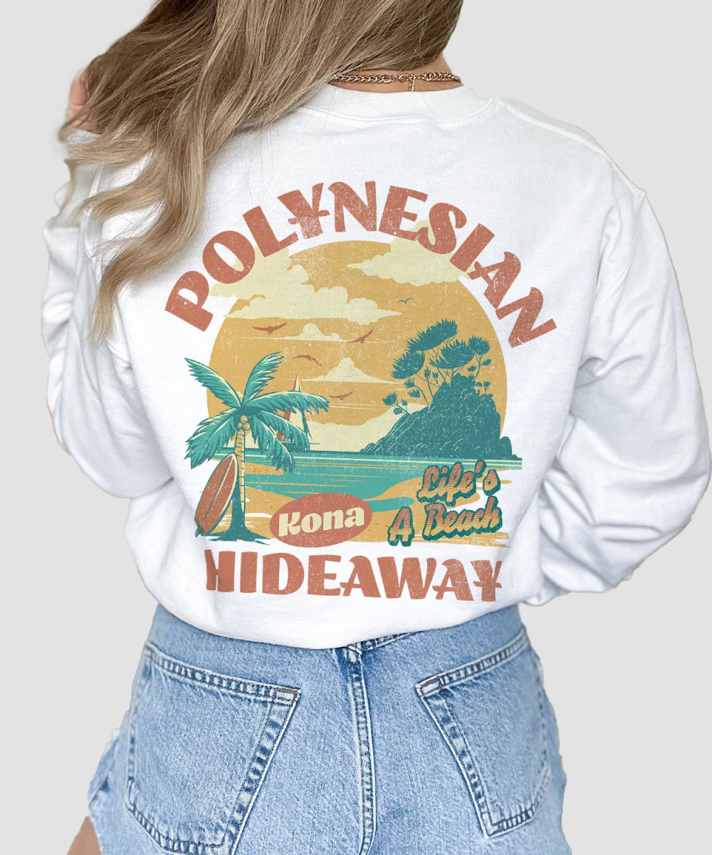 Park Chic Apparel, LLC | Polynesian Hideaway Sweatshirt - Adult Sweatshirt