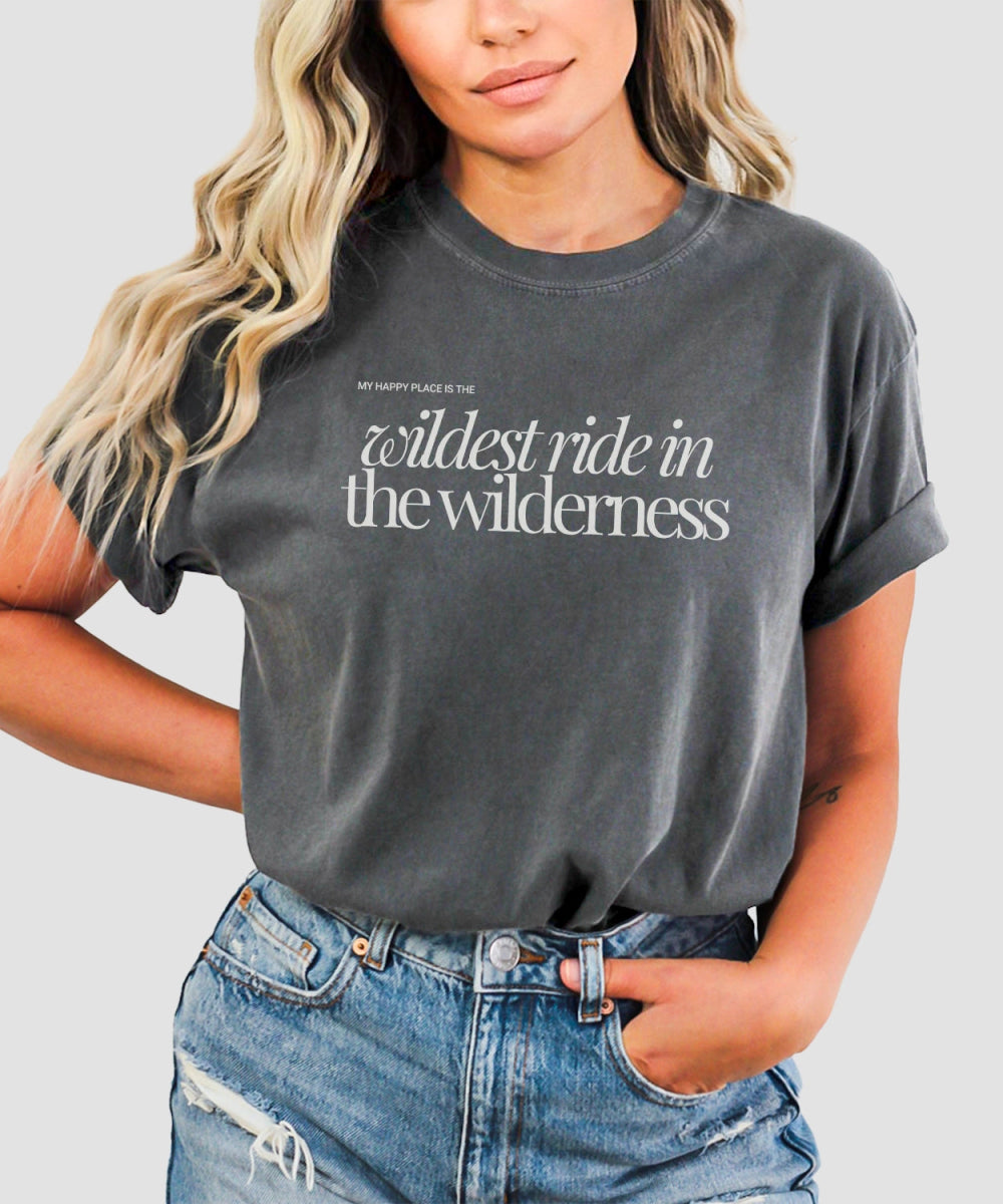 Park Chic Apparel, LLC | Wildest Ride Typography Tee - Adult Crew Tee