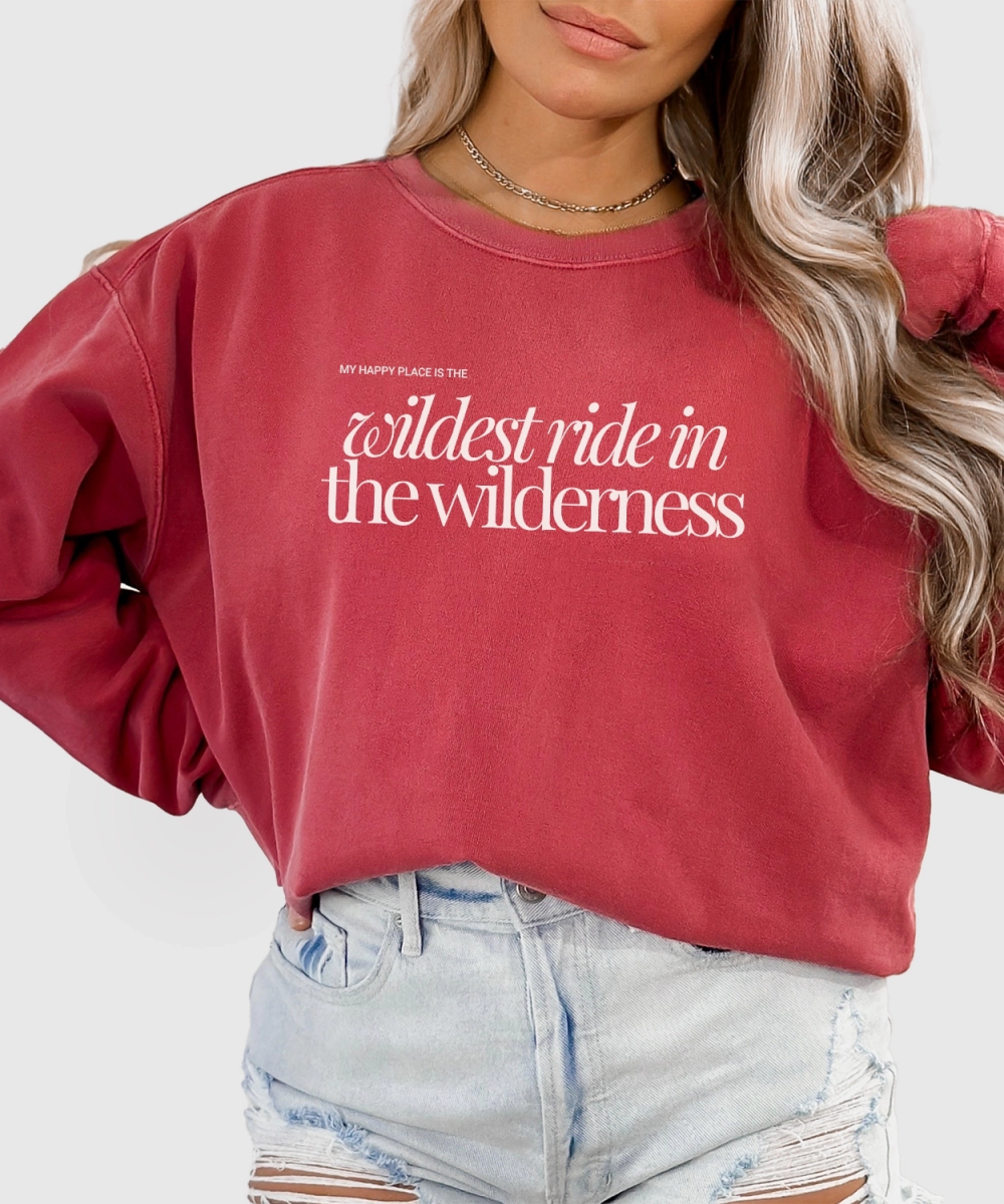 Park Chic Apparel, LLC | Wildest Typography Sweatshirt - Adult Sweatshirt