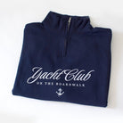 Park Chic Apparel, LLC | Yacht Club Quarter Zip Sweatshirt - Adult Sweatshirt