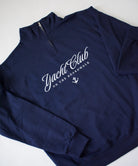 Park Chic Apparel, LLC | Yacht Club Quarter Zip Sweatshirt - Adult Sweatshirt