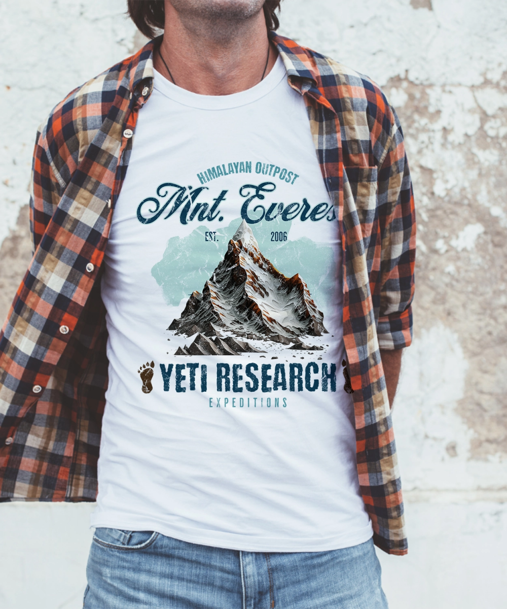 Park Chic Apparel, LLC | Everest Yeti Research Tee - Adult Crew Tee