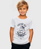 Park Chic Apparel, LLC | Kid's Fortune Red Pirate Tee - Kids Crew Tee