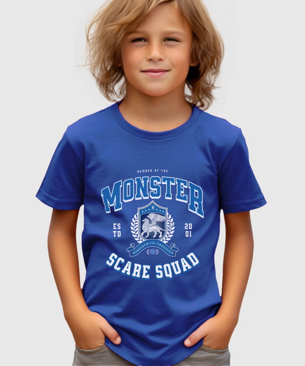 Park Chic Apparel, LLC | Kid's Monster Scare Squad Tee - Kids Crew Tee