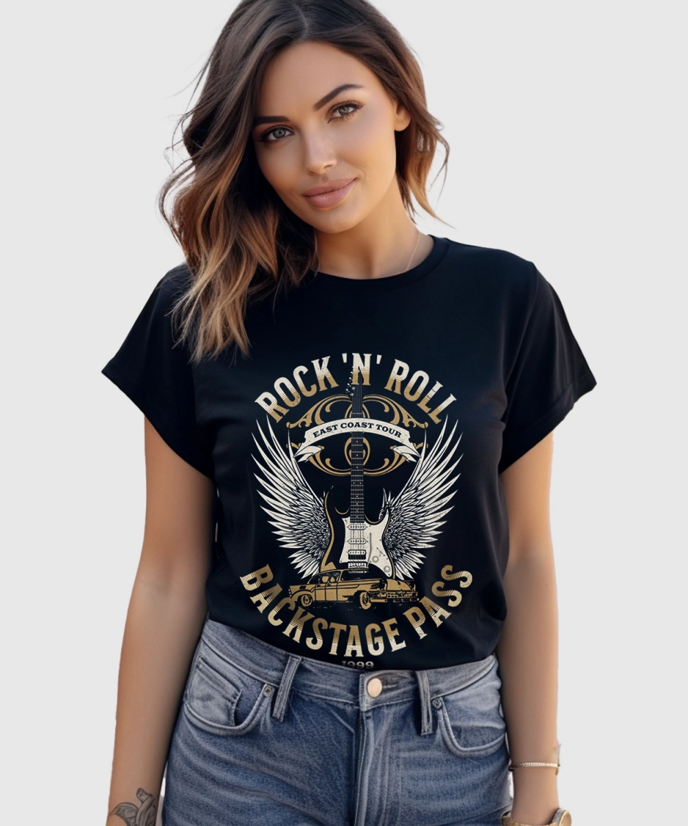 Park Chic Apparel, LLC | Rock 'n' Roll Tee - Adult Crew Tee