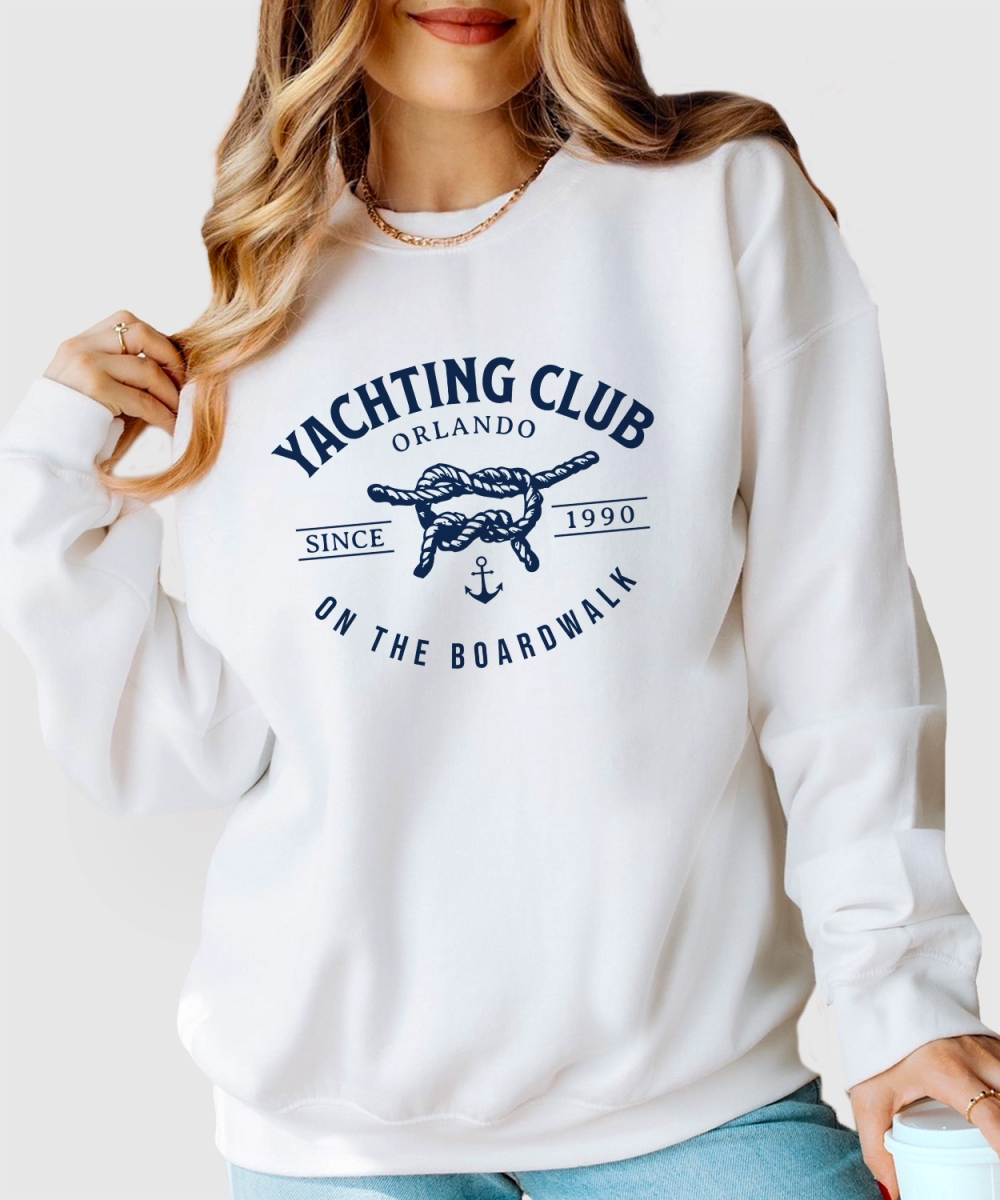 Park Chic Apparel, LLC | Yachting Club Orlando Sweatshirt - Adult Sweatshirt